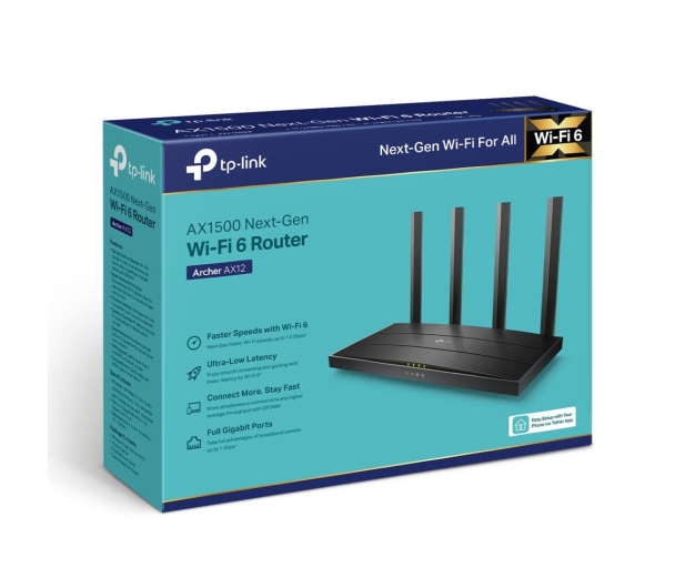 TP-LINK Archer AX12 AX1500 3LAN 1WAN - 1157735 - zdjęcie 4